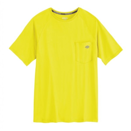 WORKWEAR OUTFITTERS Perform Cooling Tee Bright Yellow, 4XL S600BW-RG-4XL